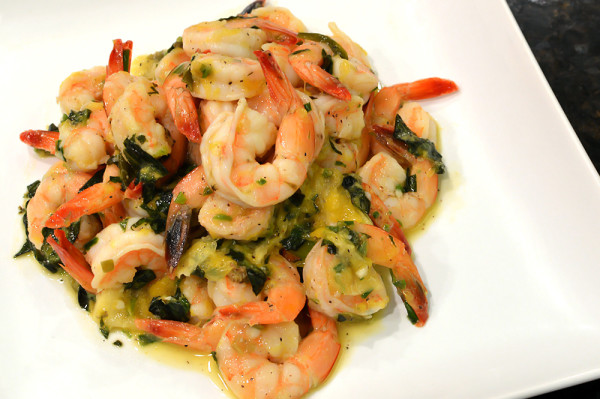 Shrimp with Citrus-Herb Sauce | The sauce complements the shrimp so perfectly!