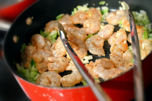 Sautéed shrimp 