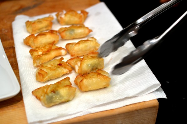 Green Chile Wontons