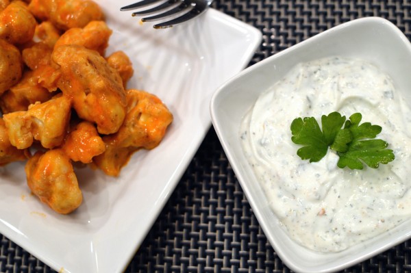 Spicy Buffalo Cauliflower | That Square Plate