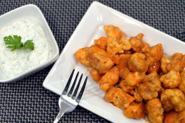 Spicy Buffalo Cauliflower | That Square Plate