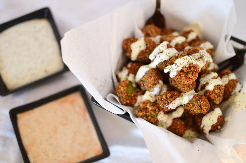 Pecan Encrusted Okra from @thatsquareplate