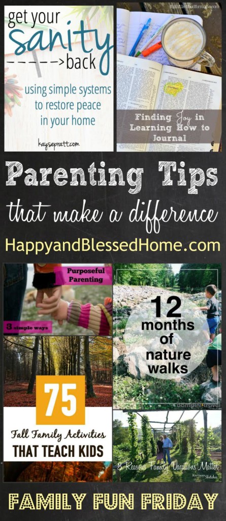 Parenting Tips that make a difference Family Fun Friday