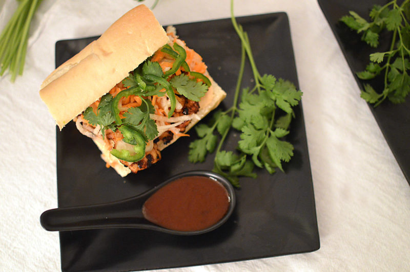 Chicken Bahn Mi from thatsquareplate.com