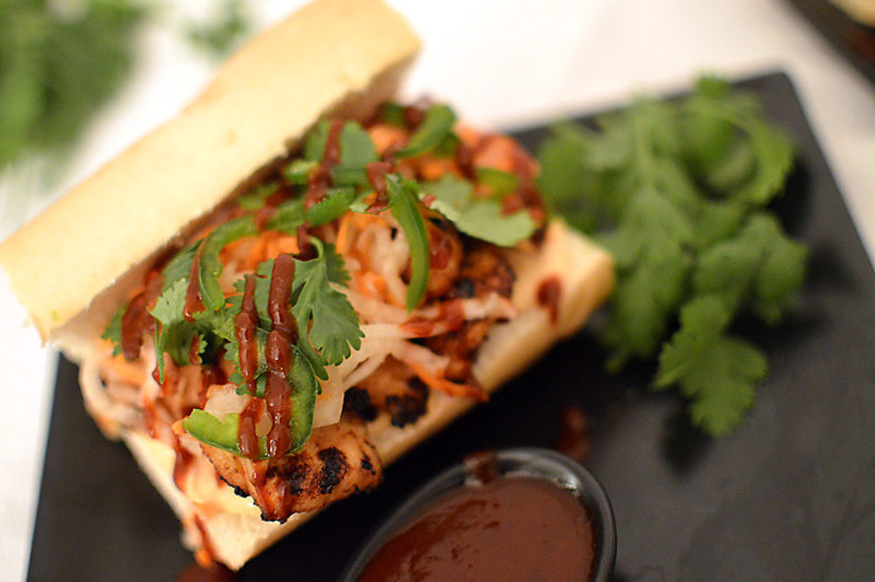 Chicken Bahn Mi from thatsquareplate.com