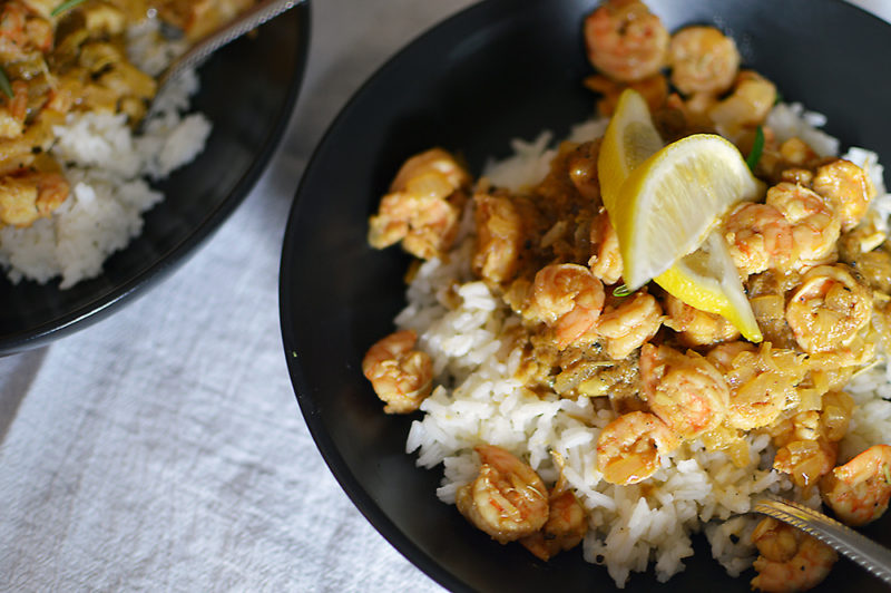 New Orleans BBQ Shrimp is something I'll almost ALWAYS order if its on a menu. This recipe is a classic family recipe we always come back to. Is from a newspaper clipping from the 80s or 90's. Serve with lots of bread for dipping in the extra sauce!