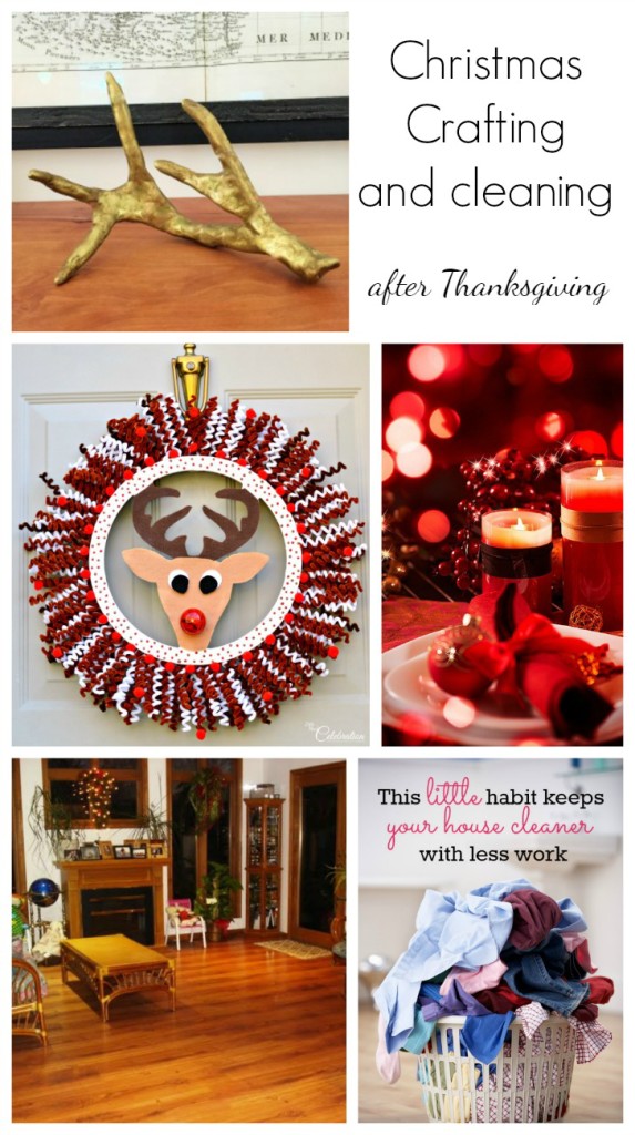 Christmas Crafting and Cleaning After Thanksgiving (1)