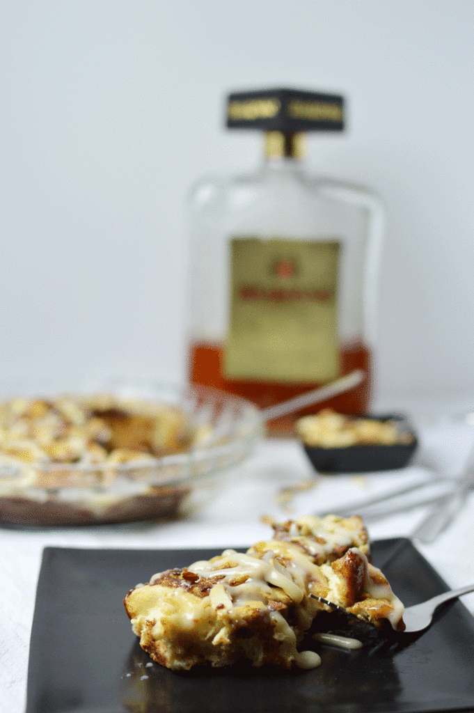 Almond Cinnamon Rolls with Amaretto Cream Cheese Icing