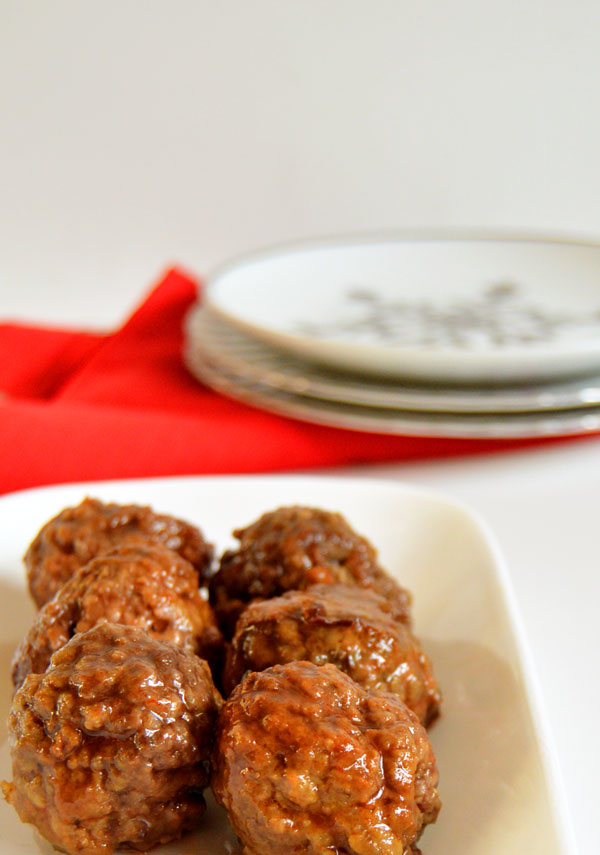 Sweet & Spicy Slow Cooker Meatballs from Cook. Craft. Love.