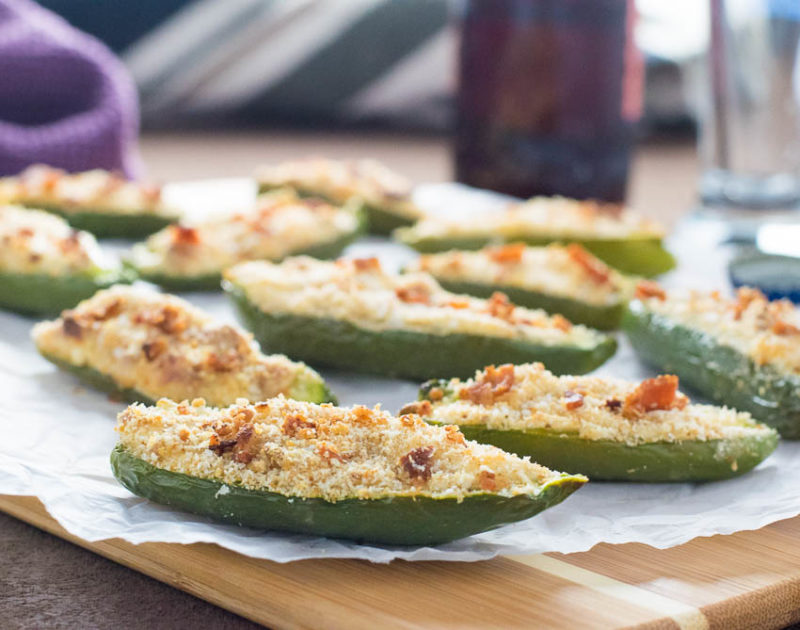 Bacon and Beer Jalapeno Poppers in the Oven from Fox Valley Foodie