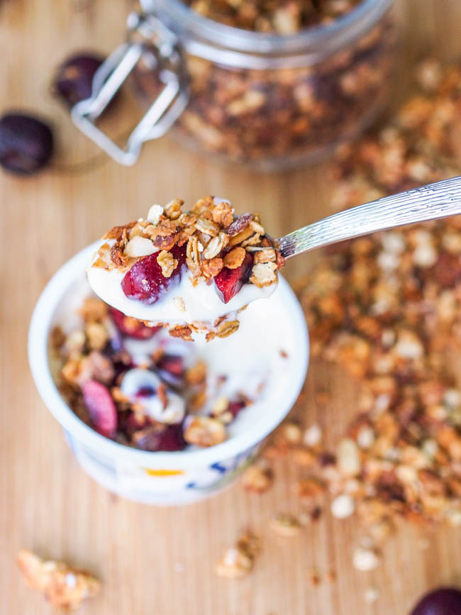 8 Ingredient Vegan Almond and Coconut Granola