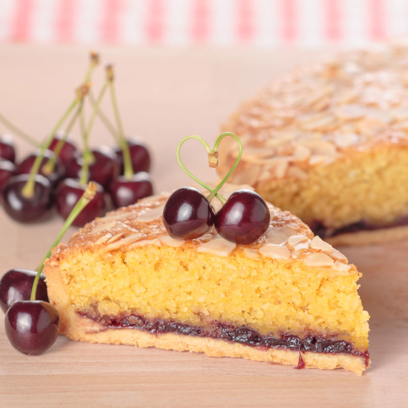 Cherry Bakewell Tart