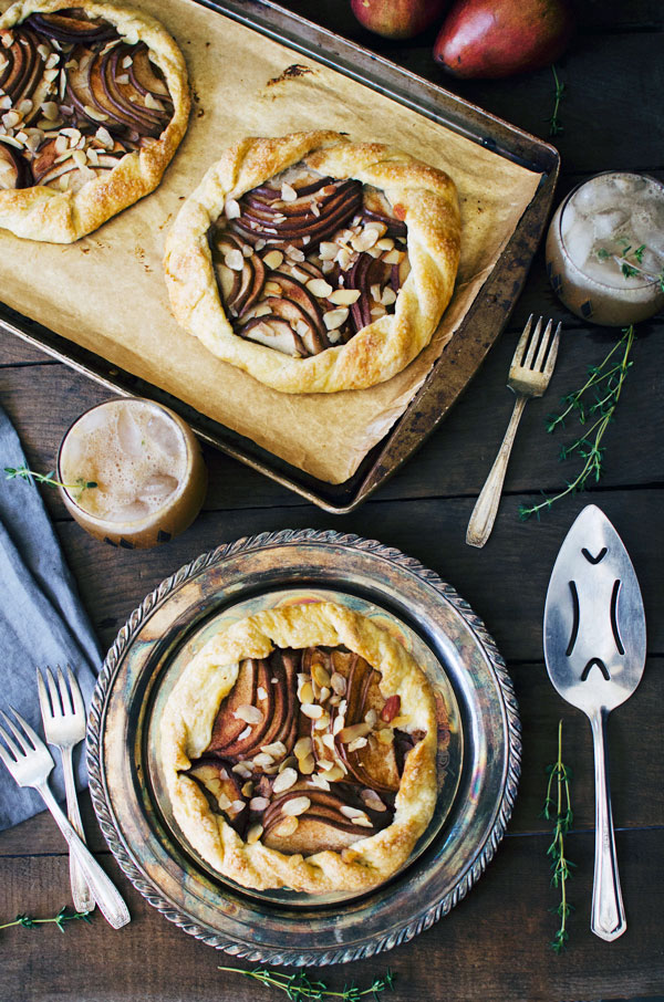 Mini Pear Almond Galettes