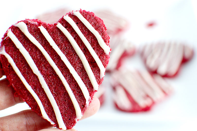 Make these little red velvet cake cookies for that upcoming holiday you hate! They'll make you forget it's Valentine's Day, and help you focus on what's really important... like not eating the entire batch at once. 