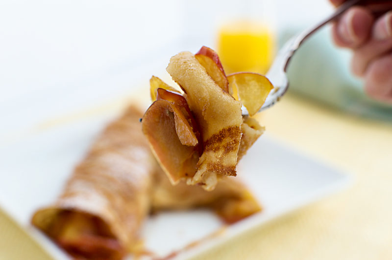 I am still thinking about these super indulgent apple crepes (and that peanut butter drizzle). You can have them for breakfast, and then you can have them for dessert!