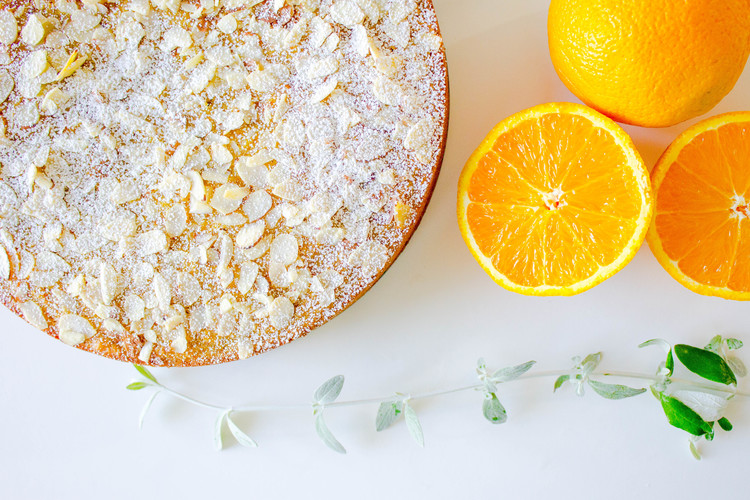 Orange Almond Flourless Cake