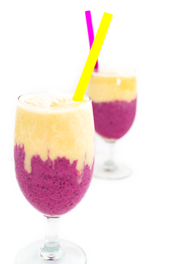 Banana-Berry Layered Smoothie (10)