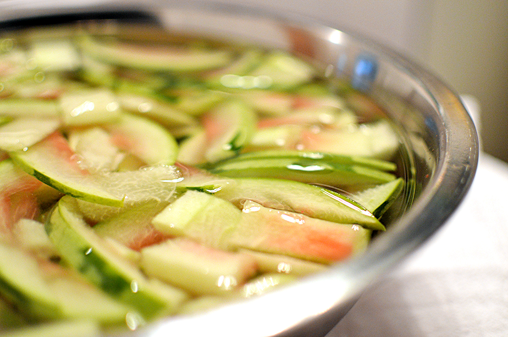 Pickled Watermelon Rind