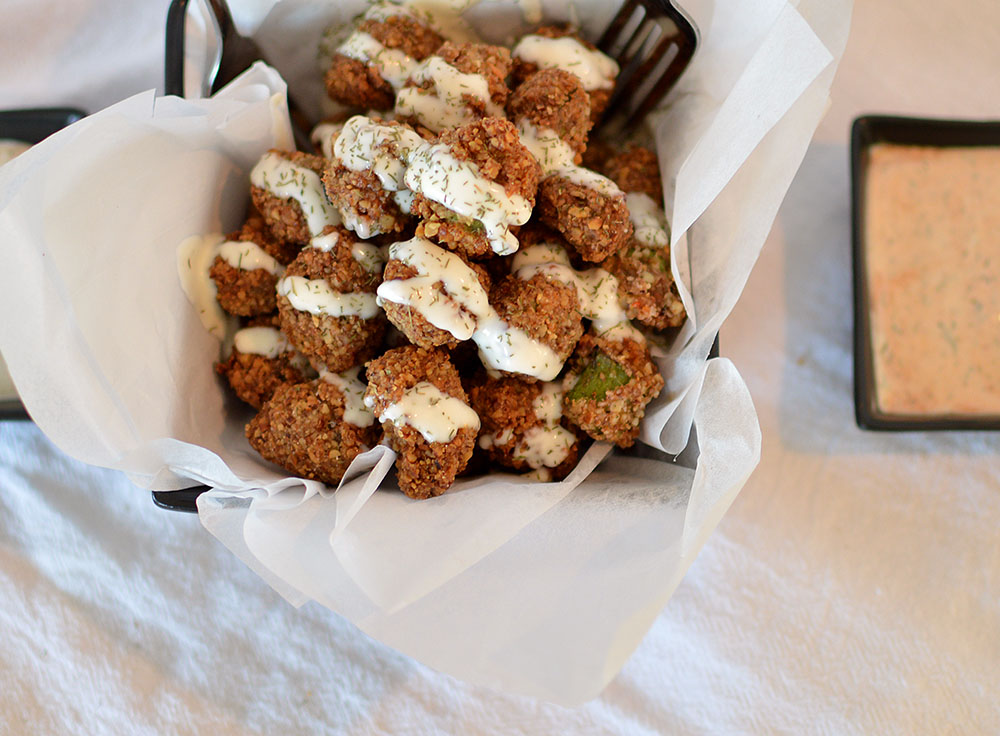 Pecan Encrusted Fried Okra