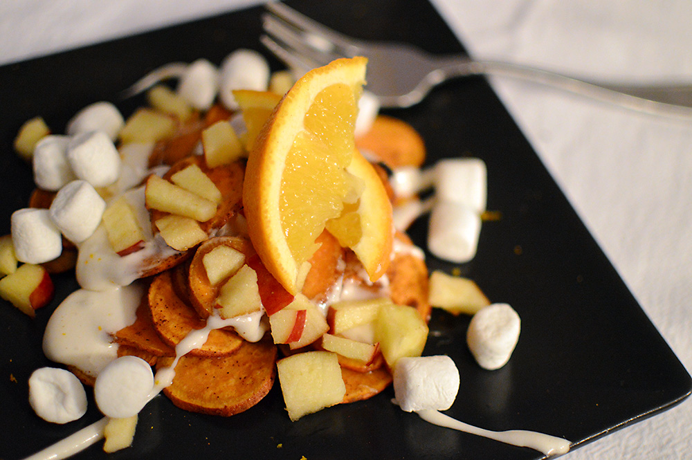 Sweet Potato Dessert Nachos