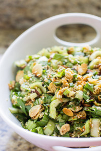 Baby Bok Choy Salad with Sesame Dressing