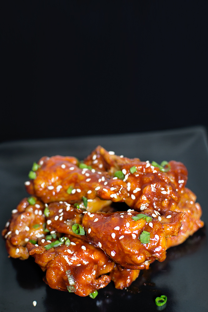 Korean Baked Chicken Wings - That Square Plate