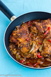 Jamaican Brown Stew Chicken from That Girl Cooks Healthy